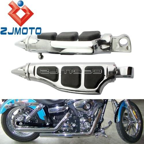 Motorcycle Male Mount Foot Pegs Footrest For Harley Sportster Dyna Touring Custom Stiletto Footpeg Footrests