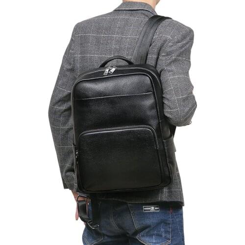 127 Genuine leather cow skin outdoor casual backpack large capacity men bags