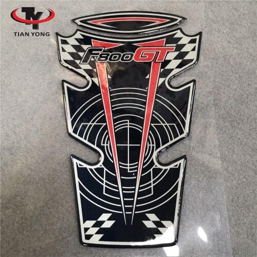 Motorcycle 3D Fishbone Decal Sticker For BMW F800GT F800 Tank Pad Protector High Quality 3D Resin Decorative Protector