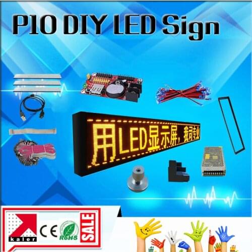 CE approved led display board for advertisement led sign board outdoor p10 led modules diy led signs oudoor display panel