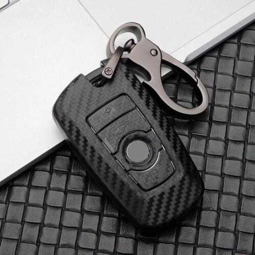 Scrub Carbon ABS Car Key Protect Case Cover For BMW F20 G20 G30 X1 X3 X4 X5 G05 X6 3 4 5 Series 320i 530i 550i F21 F30 F31