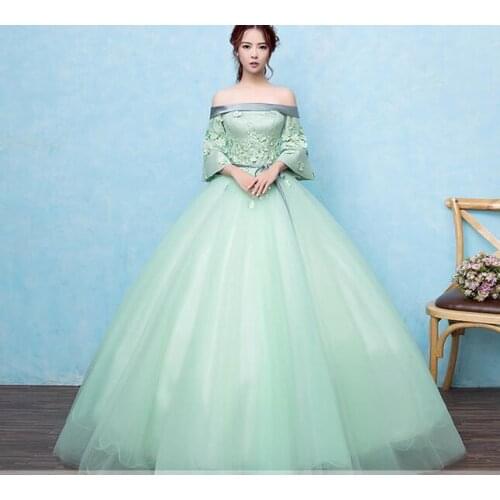 100%real luxury light green embroidery flower ball gown stuido princess ball gown medieval dress/victorian dress belle ball