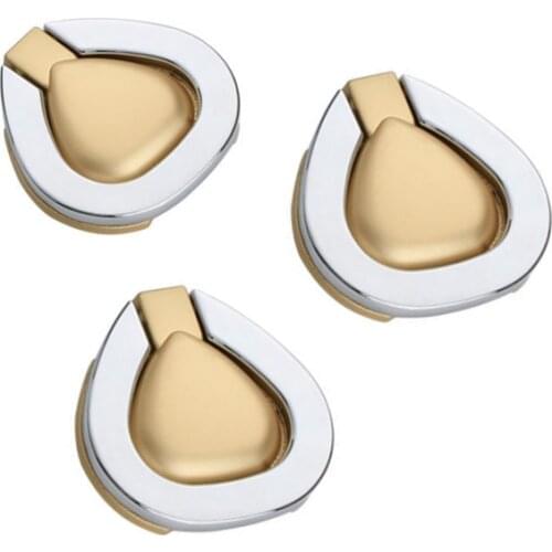 4 Pcs Zinc Alloy Drawer Door Shoe Cabinet Hidden Buckle Handle