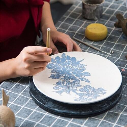 40cm Rotate Turntable Pottery Tool Rotating Swivel Wheel Heavy Duty Lazy Susan Turnplate for clay Sculpture Monitor TV