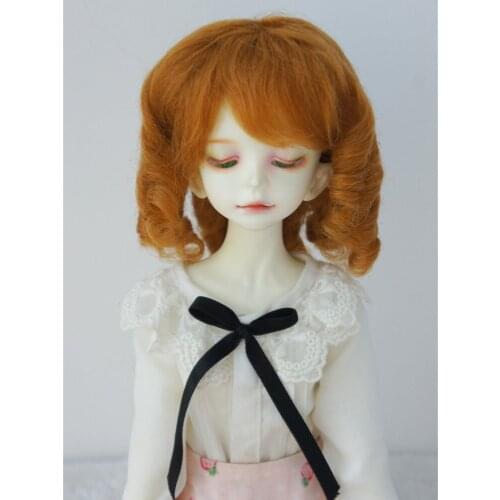 JD178 7-8inch 18-20cm Sauvage Roll Mohair Doll wigs 1/4 MSD Fashion curly BJD Hair