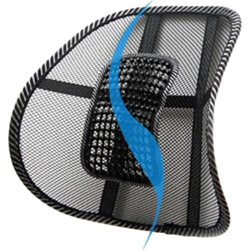 Car Chair Back Support Massage Cushion Mesh Relief Lumbar Brace Car Truck Office Home Cushion Seat Chair Lumbar Back Support