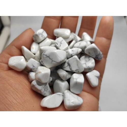 Natural White Turquoise Gravel Rock Rough Stone Nugget Healing Gravel Planting Pot Aquarium