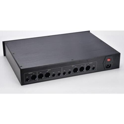 P-5 Aluminum black Preamplifier Enclosure/DAC Case/Amplifier Chassis Audio amp box