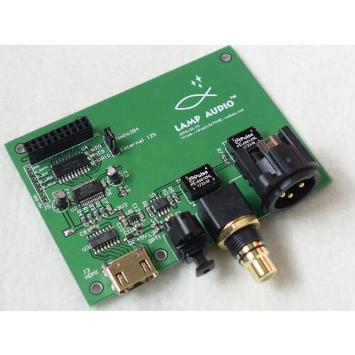 XMOSAmanero Italian USB Digital Interface I2S/IIS to Coaxial Fiber SPDIF AES Output Board