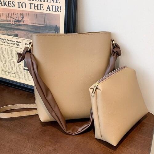 Vintage Pu Leather Women Handbags High Quality Ladies Small Shoulder Bucket Travel Bags Fashion Female Messenger Crossbody Bag