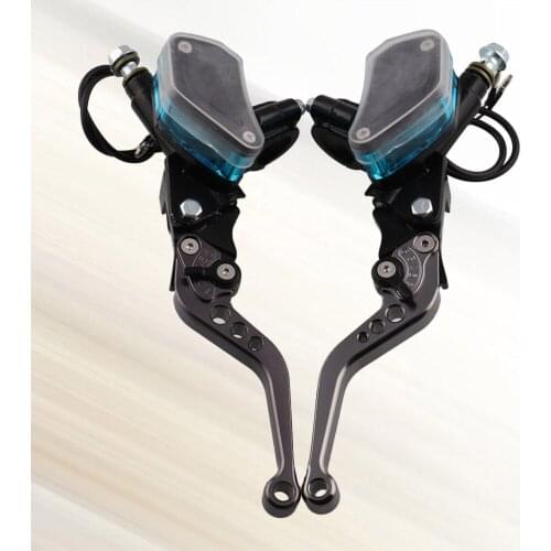 1 Pair Durable Motorcycle Left And Right Brake Pump CNC Hydraulic Clutch Brake Hand Brake Lever Motorcycle Modification Parts