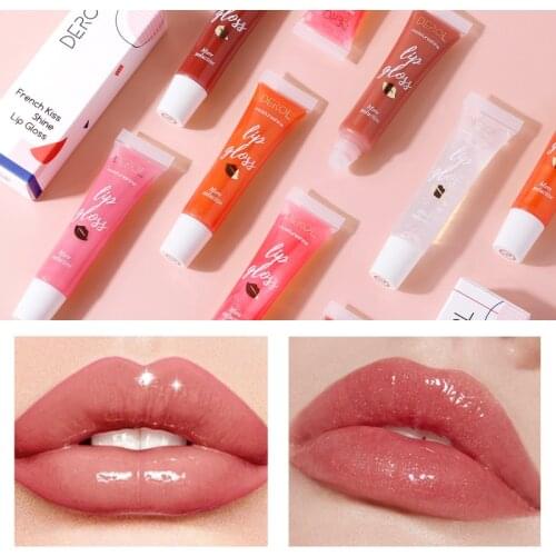 1PC Fruit Burst Lip Oil Scented Lip gloss Plumping Lip gloss Scented Lip Jelly Lip Gloss Moisturizer Shiny Vitamin E Mineral Oil