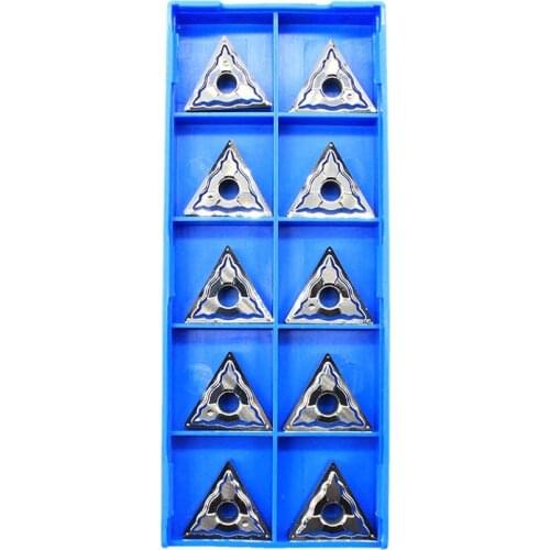 10PCS TNMG160404 HA H01 Aluminum Alloy Turning Blade Carbide CNC Lathe Tool Aluminum Alloy Wood Turning Tool