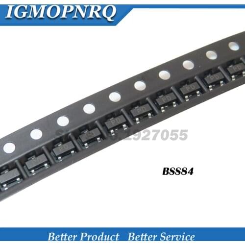 100PCS BSS84LT1G SOT-23 BSS84 SOT23 SMD new