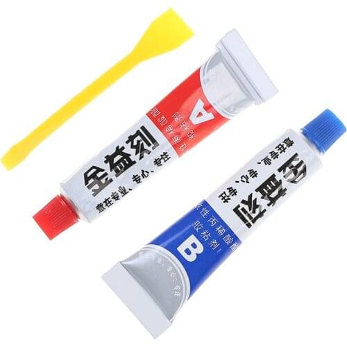 2pcs/Set AB Glue Adhesive Super Liquid Glue Strong Bond Leather Rubber Metal Plastic Wood Multifunctional Glue
