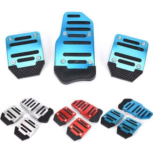 Car Throttle Stainless steel Pedal Manual Gear Universal Anti-skid Pedal