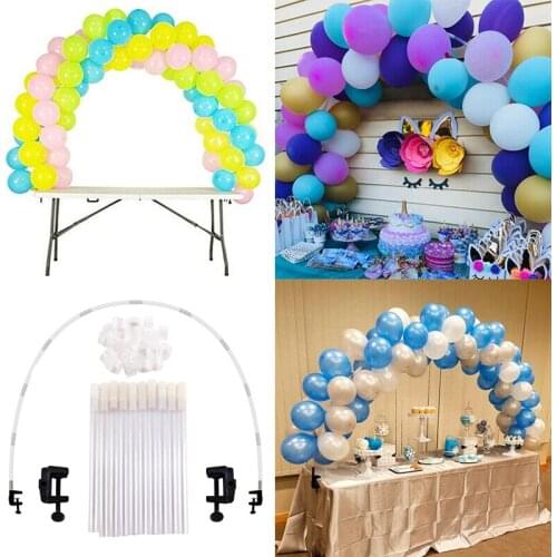 Large Balloon Arch Set Column Stand Base Frame Kit Birthday Wedding Party Decor SCIE999