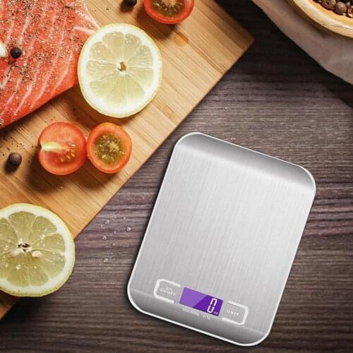 10kg Household Kitchen Scale Electronic Diet Scales Measuring Tool Food Scales Slim LCD Digital Electronic Weighing Scale XNC