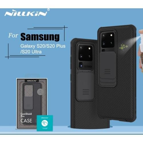 For Samsung Galaxy S20 Case NILLKIN CamShield Case Slide Camera Protect Privacy Clean Back Cover for Samsung S20 Plus S20 Ultra