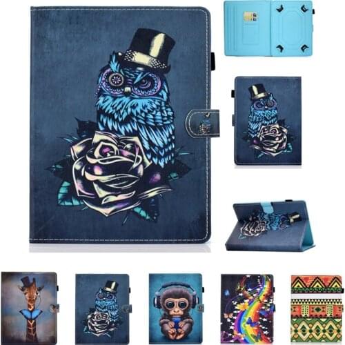 PU Leather Cartoon Case 6 Inch EBook Cover for Sony Reader PRS-T3/T2/T1/650/600 EReader Protective Cute Bags Case Funda Capa