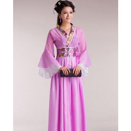Chinese Traditional Women Hanfu Dress Chinese Fairy Dress Red White Hanfu Clothing Tang Dynasty Chinese Ancient Costume