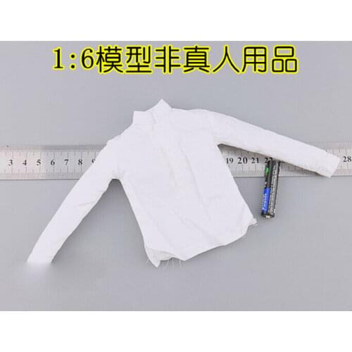 D80137 1/6 Scale White Shirt Model for 12" Action Figure