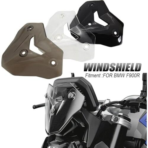 Motorcycle Accessories Fits For BMW F900R F 900R F900 R Sports WindScreen Windshield Viser VIsor Wind Deflectors Without bracket