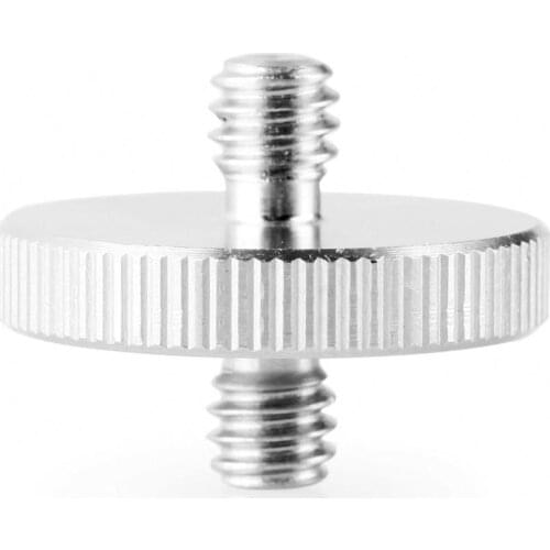 1/4" Male to 1/4" Male Threaded Adapter 1/4 Inch Double Mayitr Screw Camera Accessories Tripod Adapter Male Supports Z8J5