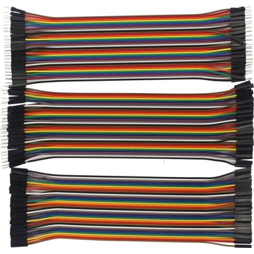 120pcs Dupont Line 30cm/20cm Male to Male +Male to Female +Female to Female 1p-1p Jumper Wire for Raspberry Pi Pico/4B/3B/Zero