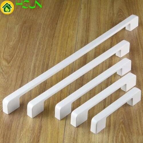 3.75" 5" 6.3" 7.55'' 8.8'' White Drawer Pulls Handles Dresser Knobs Handles Kitchen Cabinet Pulls Door Handle Furniture Decor