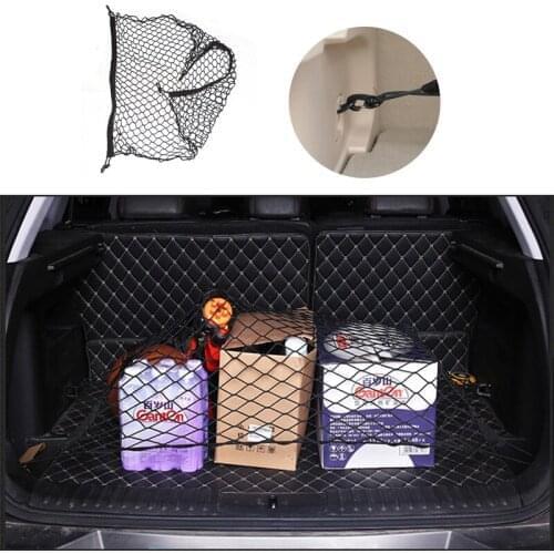 Car Trunk Net Elastic Luggage Net Cargo Organizer Storage Nylon Network Pocket for Peugeot 206 207 208 301 307 308 407 2008