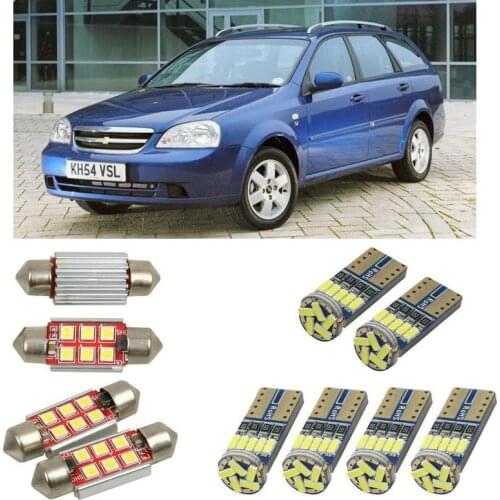 Interior led Car lights For Daewoo lacetti estate hatchback saloon j200 dome bulbs for cars License Plate Light 6pc