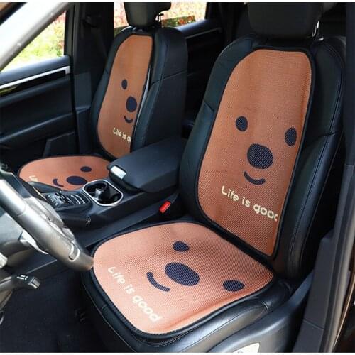 High Quality Cartoon Bear Series Universal Four Seasons 3D Breathable Mesh Car Seat Cushion Accessories