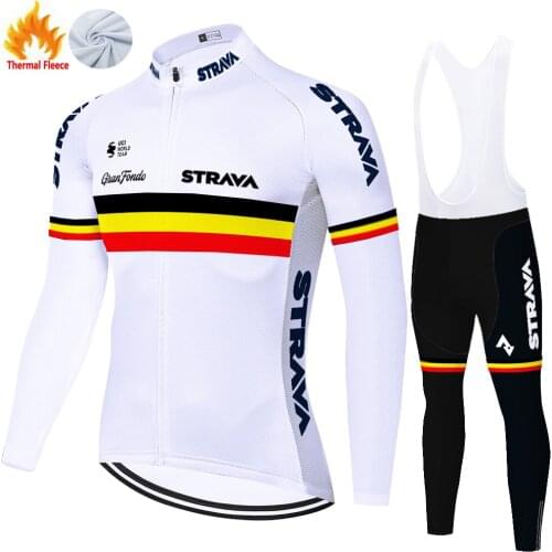 Strava Winter Thermal Fleece Hombre Jersey Cycling Tenue Velo Roupa Maillot Cyclisme Homme Camiseta 자전거의류 Ciclismo Masculino