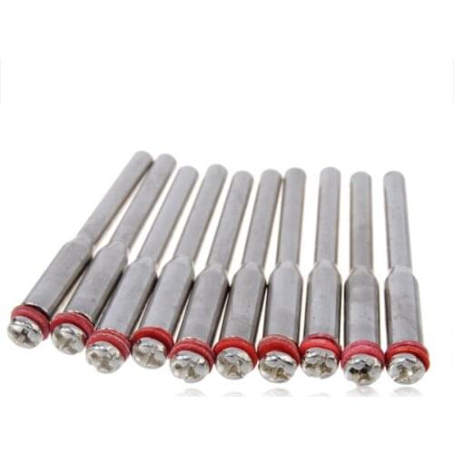 10Pcs Screw Rotary Mandrel Dremel Accessory for Rotary Tools