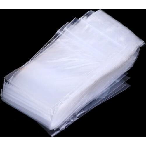 K3ND 100pcs Resealable Plastic Seal Zip Lock Bags Transparent Clear Poly Bag 4cmx6cm