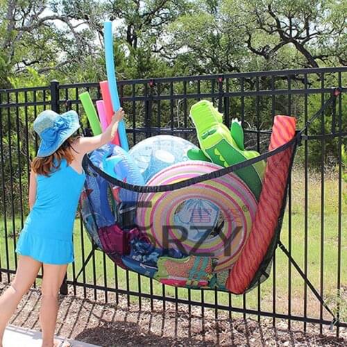 Oversized Organizer Outdoor Sports Adhesive Hook Supplies Storage Bag Home Sundries Childrens Toy Pool Beach Organizer