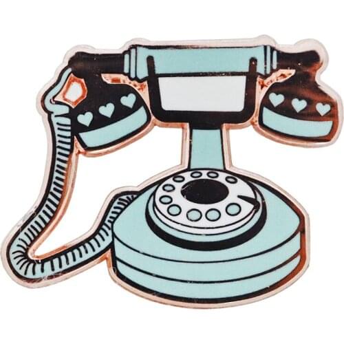 Lara Jean Inspired Telephone Brooch To All The Boys I've Loved Before Pin Book Lover Gift