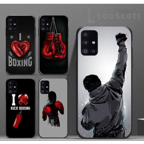 Strong Boxing Gloves Phone Case For Samsung A40 A31 A50 A51 A71 A20E A20S S8 S9 S10 S20 Plus note 20 ultra