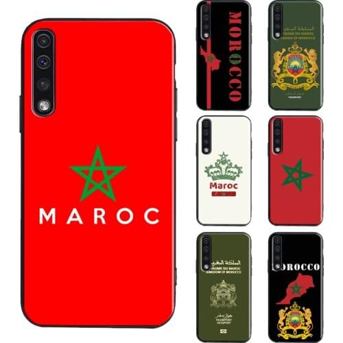 Morocco Flag Coat Of Arms Case For Samsung Galaxy A71 A51 A31 A21S A20e A11 A70 A50 A40 A30S A10 A01 M21 M31 A7 2018