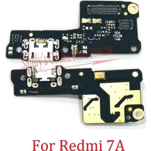 New USB Charge Charging Port Dock Plug Jack Connector Board Flex Cable For Xiaomi Mi Redmi 7A Redmi7A Repair Parts