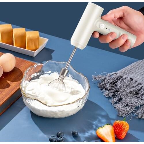 Electric Hand Mixer Handheld Mixer Egg Beater Set Stainless Steel Egg Whisk Drink Mixer Attachment 3 Speed Hand Blenders