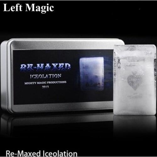 Re-Maxed Iceolation (DVD + Gimmick) Magic Tricks Magicians Stage Props Illusion Comedy Mentalism Signed Card into Ice Magia