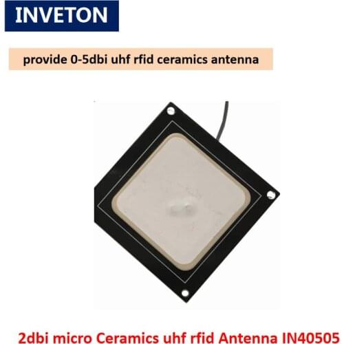 6pcs/lot 2dbi small size portable handheld UHF reader module small uhf rfid Ceramics Antenna 40*40mm PCB 50*50mm for android