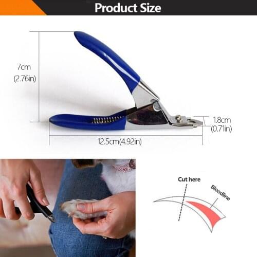 Nail Clippers Dog Cat Professional Stainless Steel Claw Trimmer Pet Puppy Toe Grooming Scissor Animal Nails Cutter Clipper Tool