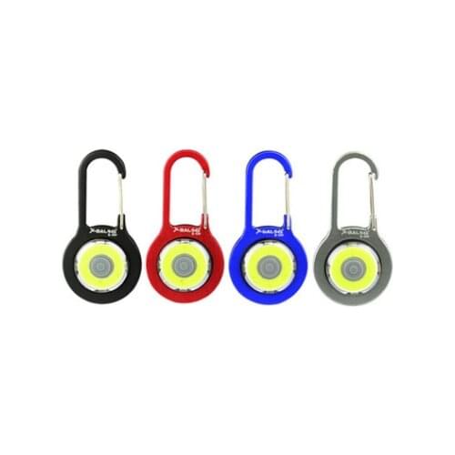 Mini mountaineering flashlight carabiner lights led keychain flashlight outdoor portable flashlight night fishing lights