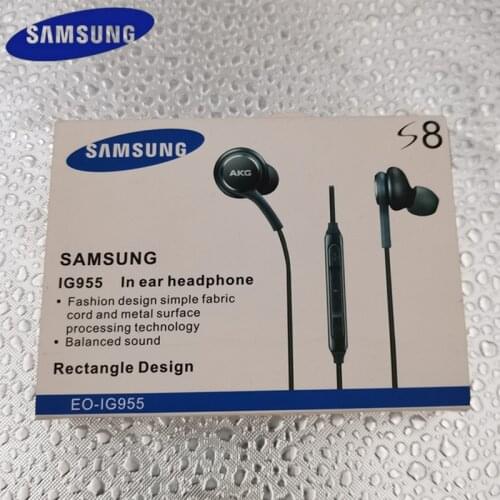 Samsung AKG Earphone For Galaxy J3 J5 J7 J9 S6 S7 S8 Edge Plus A10 A20 A30 A50 A70 A80 A90 Original 3.5mm In-Ear Hedset EO-IG955