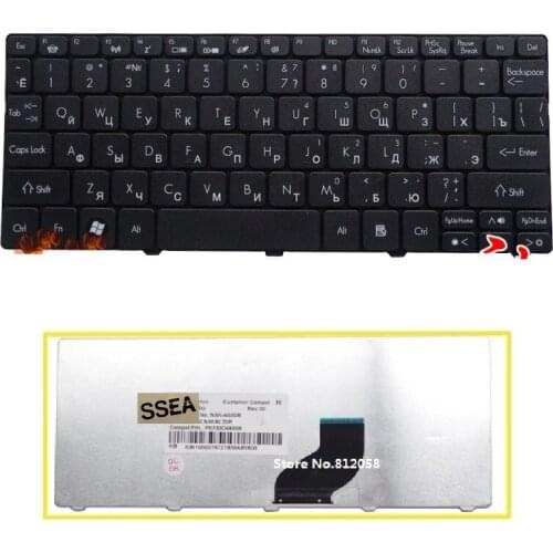 SSEA New RU Keyboard for Gateway Mini LT21 LT25 LT27 LT32 LT28 LT2100 Packard Bell Dot SPT SE 723 SE2 S-E3 Russian Keyboard