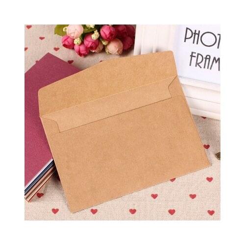 Wholesale 159*107mm Envelope pocket bag, Kraft paper bag Postcard,card,Invitation packing boxes Envelope box 200pcs/lot