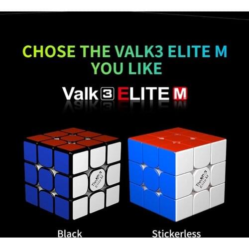 Original QiYi Valk 3 Elite M 3x3x3 Magnetic 55.5mm 3x3 Magic Cube Valk3 Speed Cubes Puzzle Educational Toys for Children